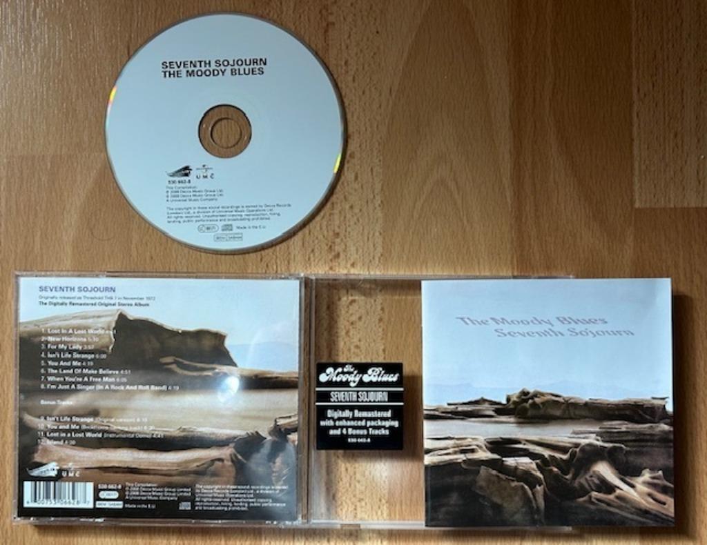 CD THE MOODY BLUES - SEVENTH SOJOURN + 4 BONUS TRACKS, CD & DVD, CD | Pop, Comme neuf, Enlèvement ou Envoi