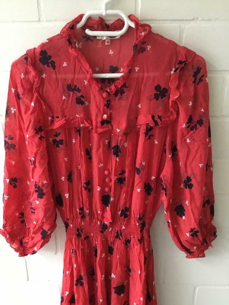 Robe MICHKA MARJAK, Enlèvement ou Envoi, Comme neuf, Taille 38/40 (M), Rouge