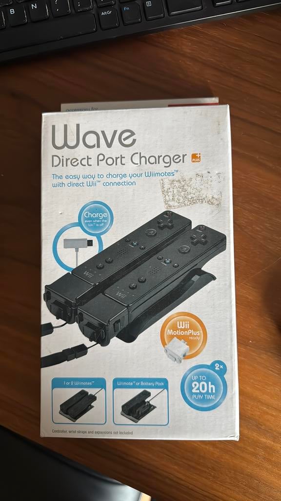 Speedlink wave oplader met directe poort voor de Wii, Ophalen of Verzenden, Zo goed als nieuw