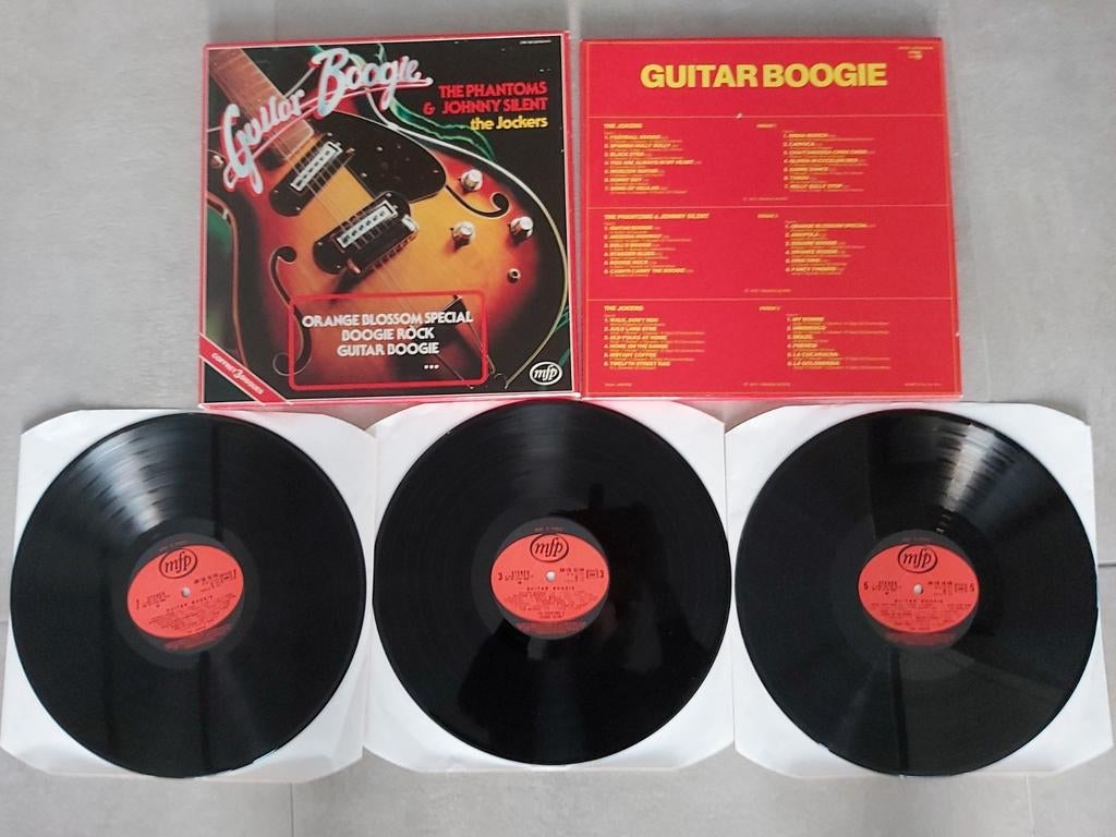 Gitaar Boogie, boxset 3 x 33 toeren, Ophalen of Verzenden, Zo goed als nieuw, Wereldmuziek