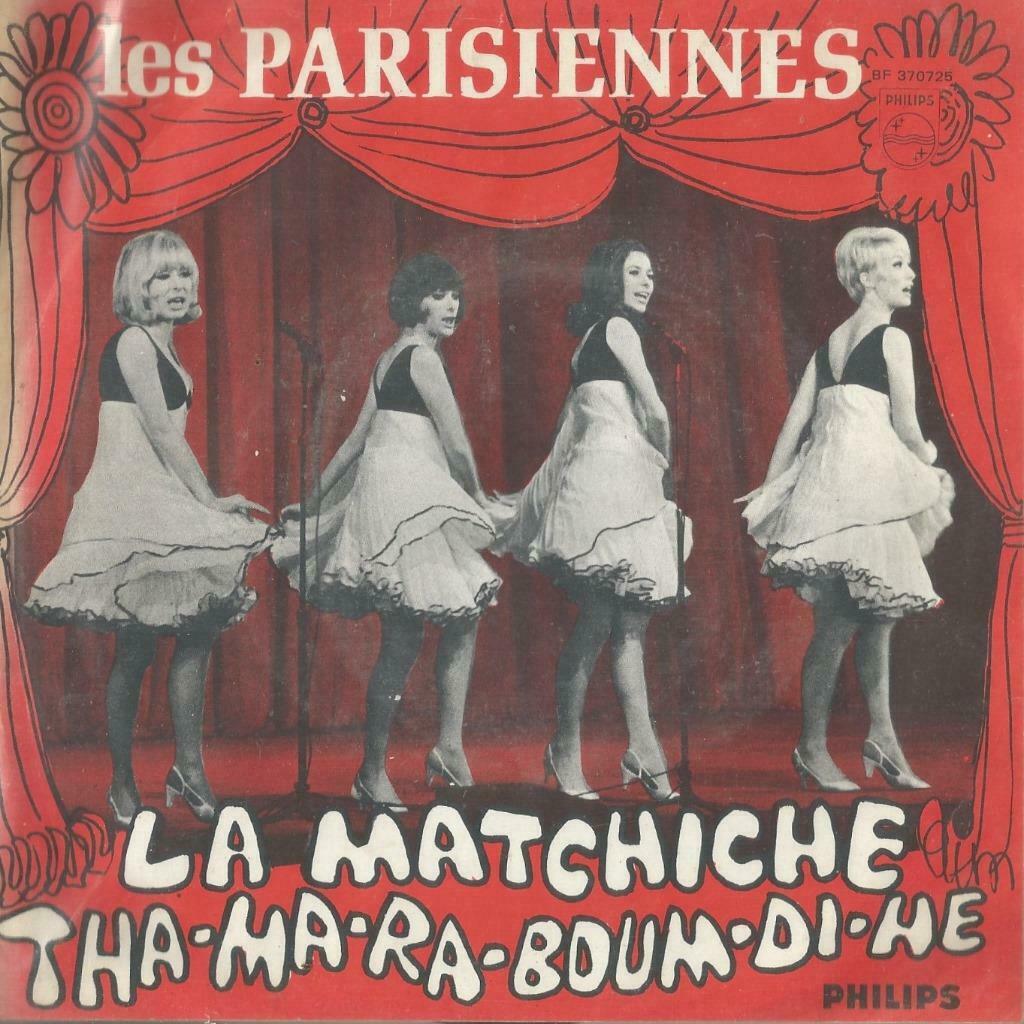 Les Parisiennes – La matchiche / Tha-ma-ra-boum-di-he - Sing, Cd's en Dvd's, Vinyl Singles, Gebruikt, Single, Pop, 7 inch, Ophalen of Verzenden