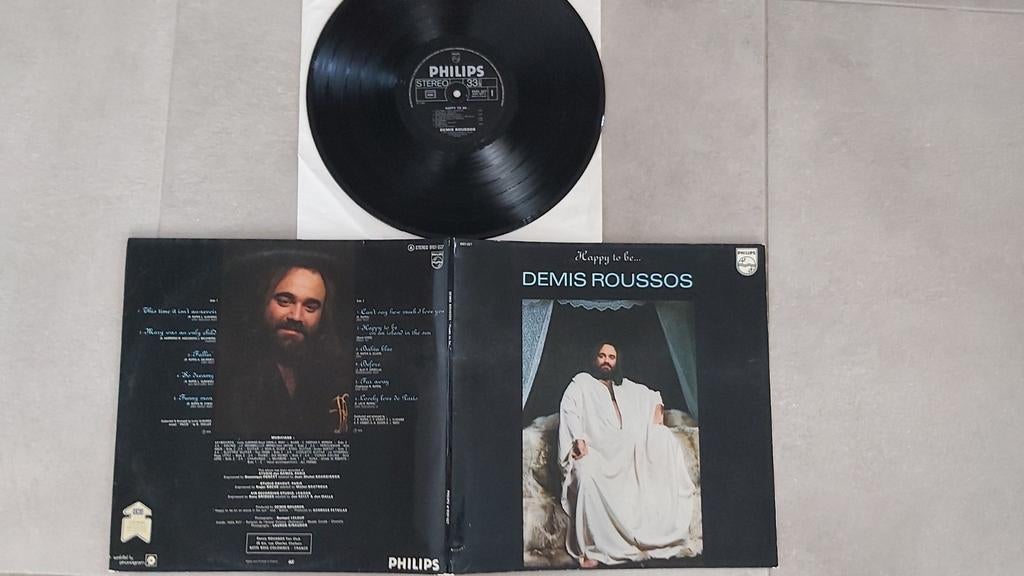 Happy to be ... Demis Roussos, Enlèvement ou Envoi, Comme neuf, 12 pouces