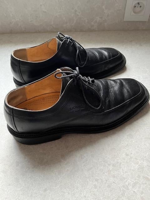 zwarte herenschoenen van Yellomiles mt 43, Zwart, Ophalen of Verzenden, Zo goed als nieuw, Yellomiles