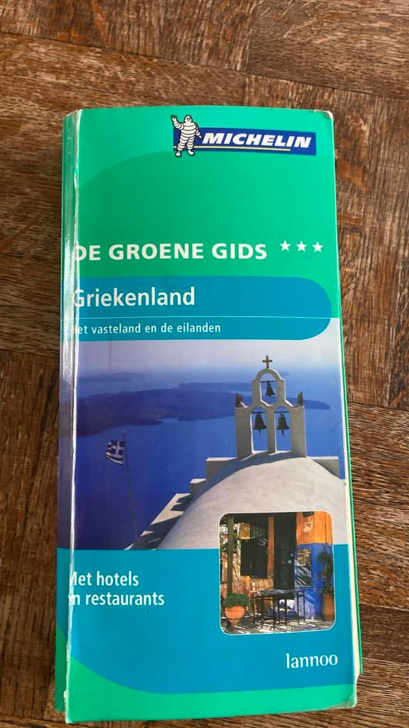 De Groene Gids Griekenland Het vaste land en eilanden, Michelin, Europa, Reisgids of -boek, Ophalen