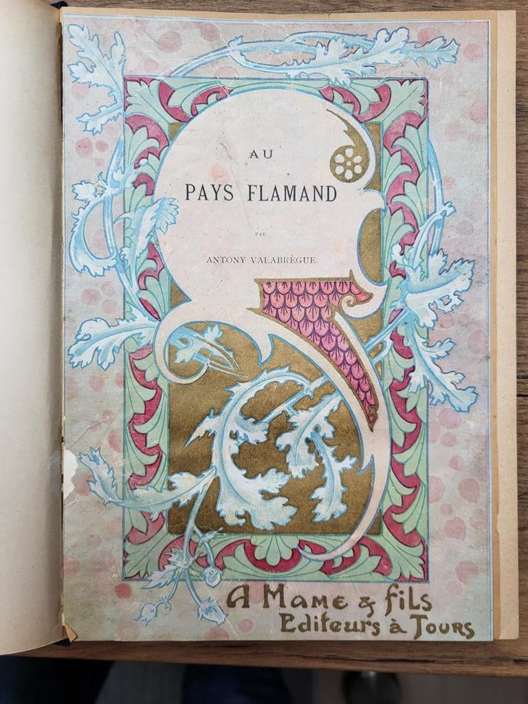 Antony Valabregue - Au pays flamand - 1905, Enlèvement ou Envoi, Utilisé