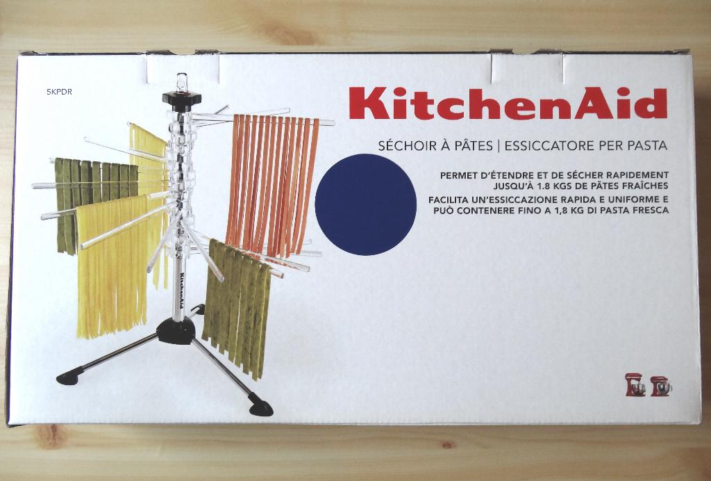 Séchoir à pâtes pliable bleu KitchenAid 5KPDR, Enlèvement, Neuf