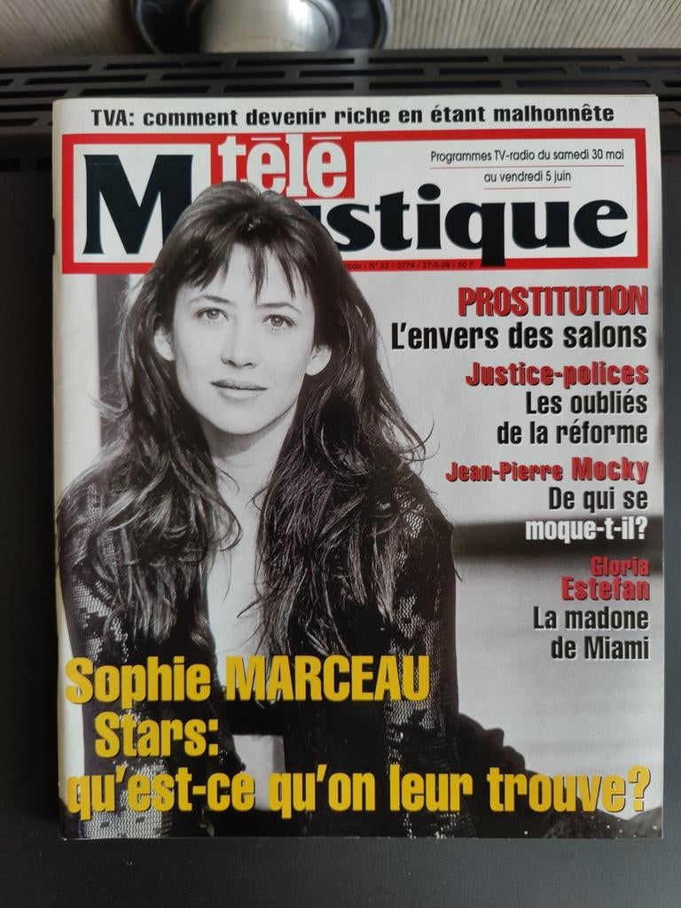 Télé Moustique Sophie Marceau 1998, Enlèvement ou Envoi