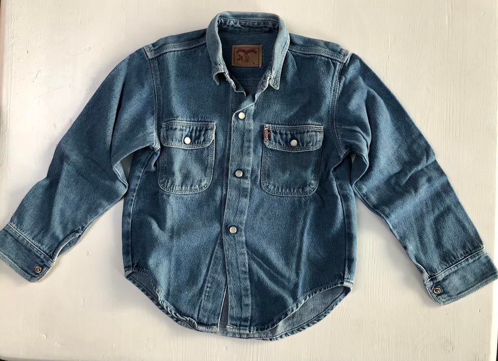 jeanshemd Liberto & Liberto 4 j 104 blauw, Gebruikt, Jongen of Meisje, Liberto & Liberto, Overhemd of Blouse