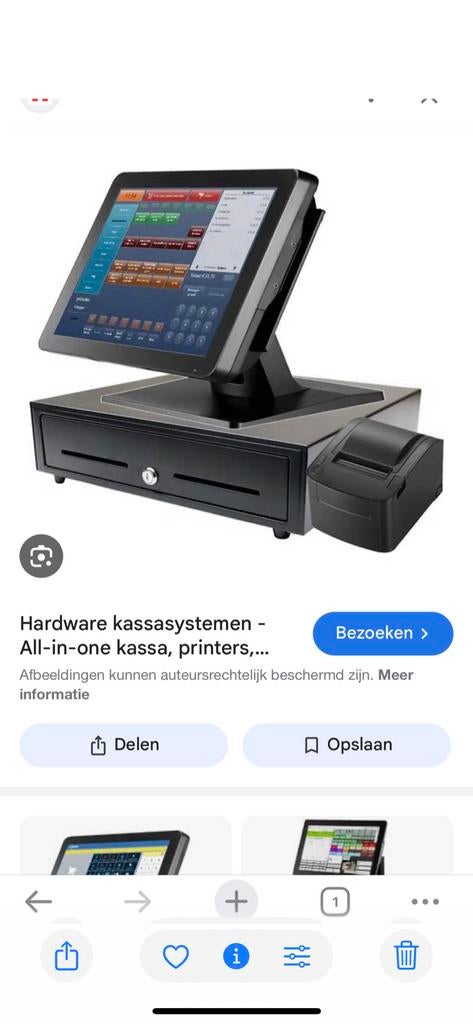 All in one kassasysteem, Ophalen