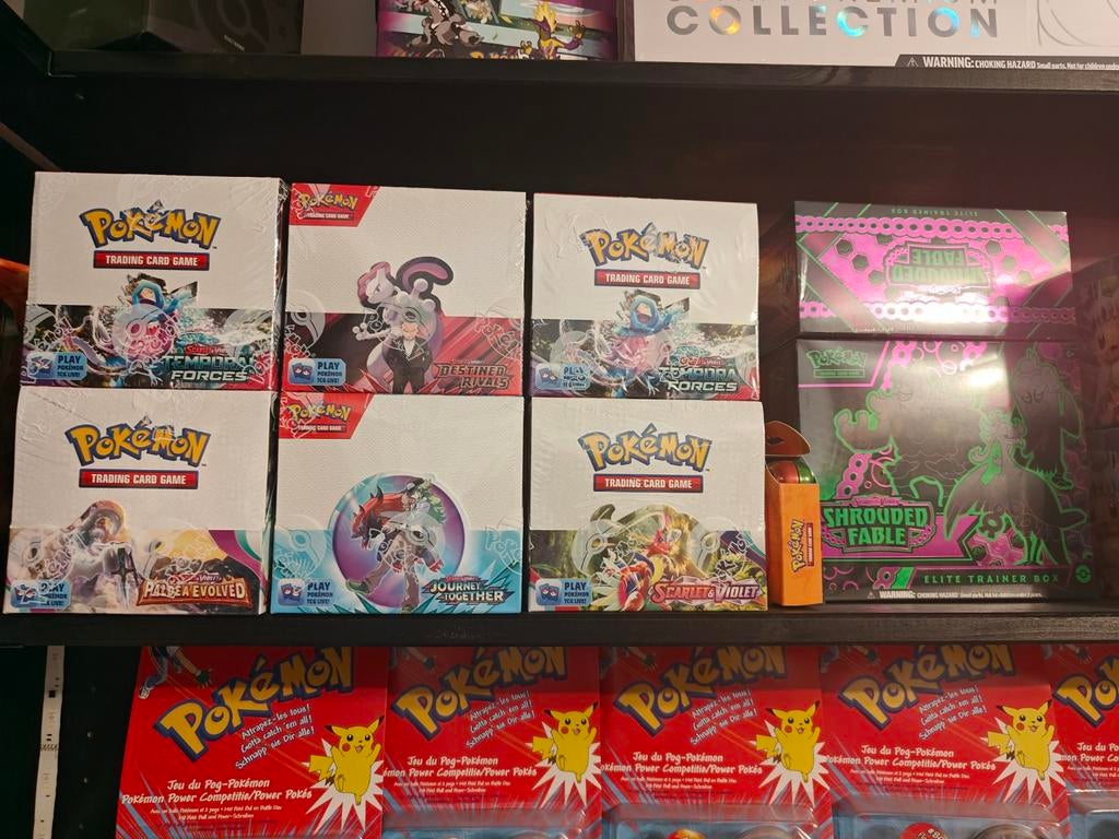 Pokémon sealed - prijzen zie foto's, Hobby en Vrije tijd, Ophalen of Verzenden, Boosterbox