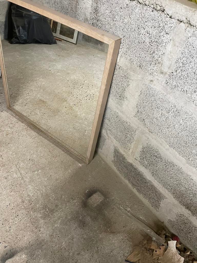 Spiegel, Vierkant, Ophalen of Verzenden, Zo goed als nieuw, Minder dan 100 cm