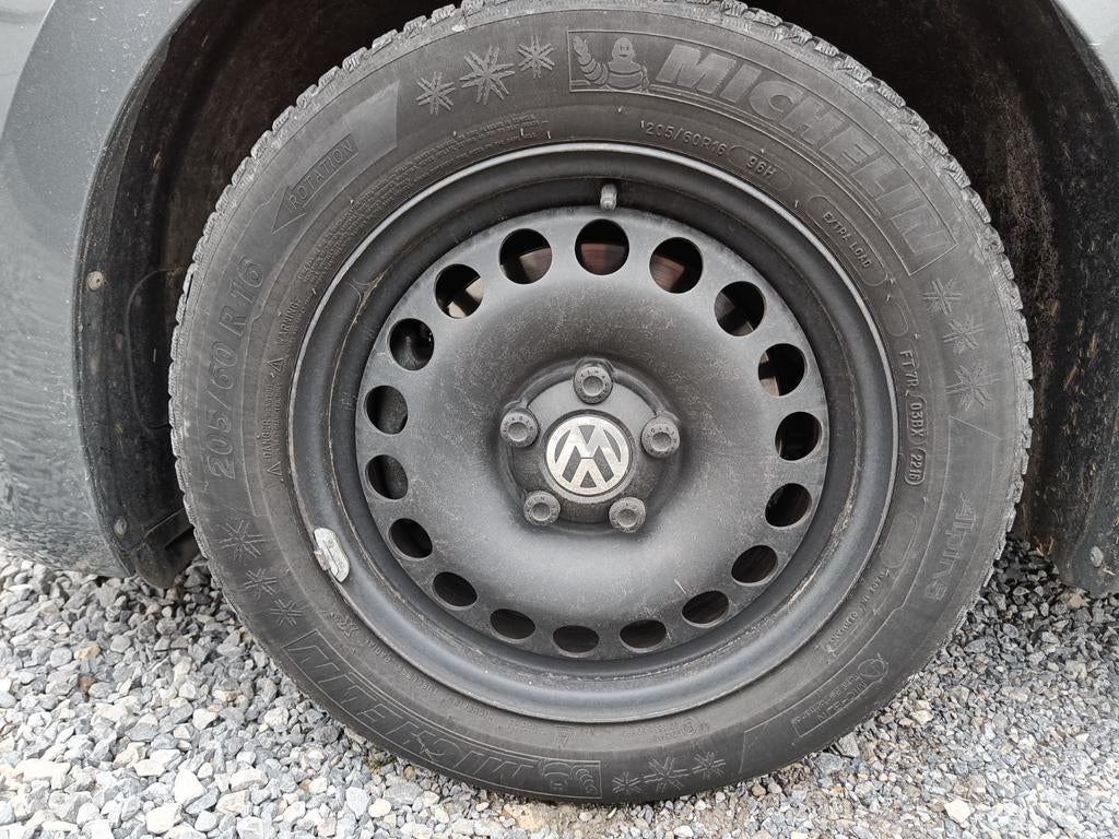 Michelin Alpine 5 - 205/60 R16 96H set winterbanden, Ophalen, Gebruikt, 16 inch, Banden en Velgen