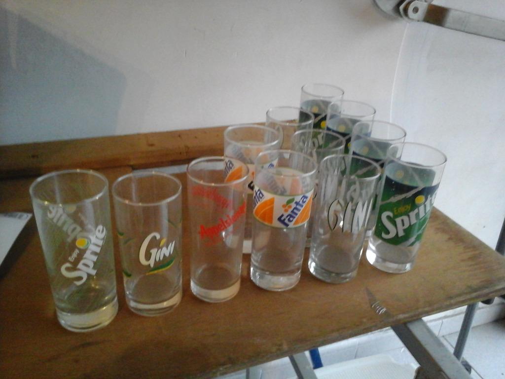 LIMONADE GLAZEN (12 stuks), Collections, Verres & Petits Verres, Comme neuf, Verre à soda, Enlèvement ou Envoi