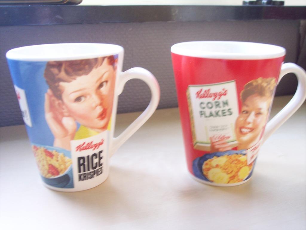 mokken Kellogg's, Maison & Meubles, Enlèvement ou Envoi, Poterie, Comme neuf, Autres styles