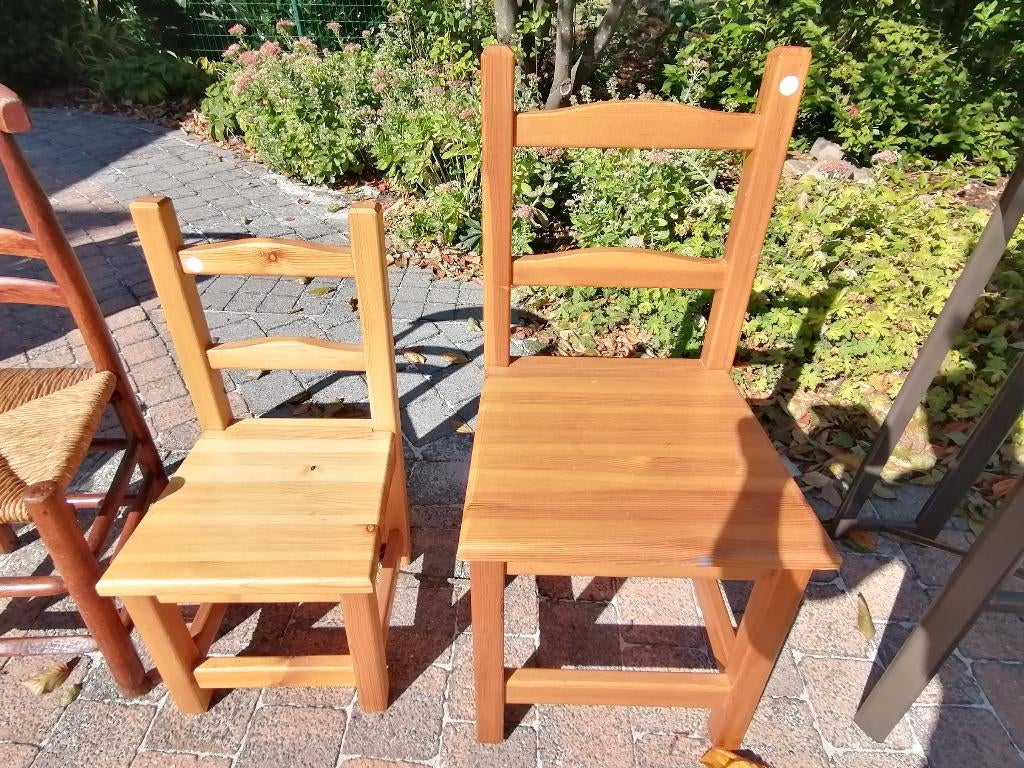 kleine stoeltjes, Trois, Comme neuf, Brun, Enlèvement