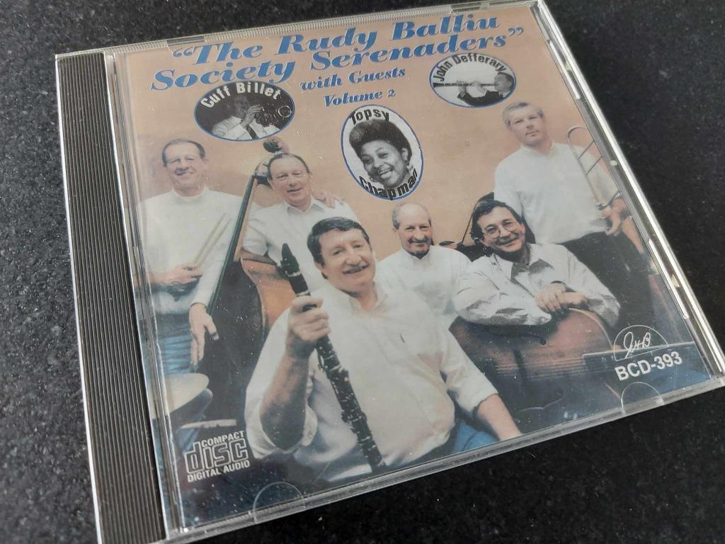 THE RUDY BALLIU SOCIETY SERENADERS - With Guests Volume 2 CD, Ophalen of Verzenden, 1980 tot heden, Gebruikt, Jazz
