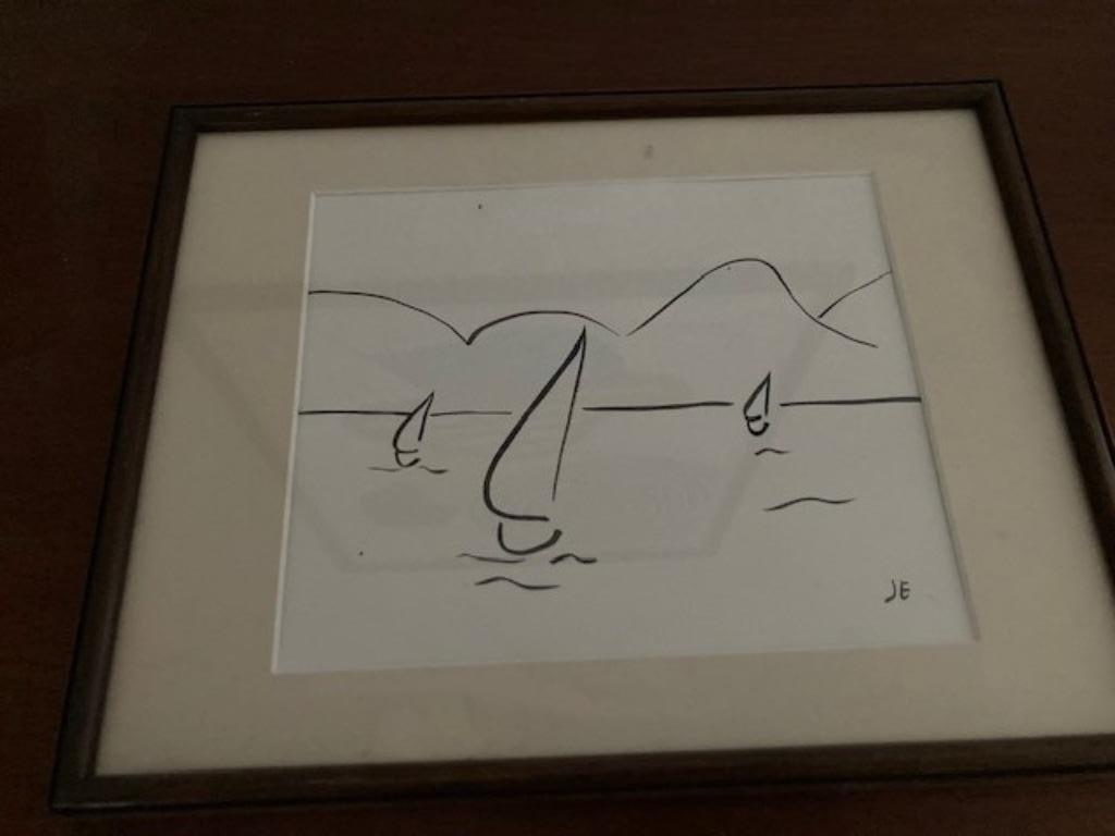 Inkt tekening, Enlèvement