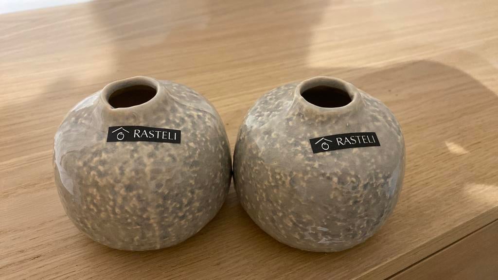2 potjes rasteli, Ophalen, Zo goed als nieuw