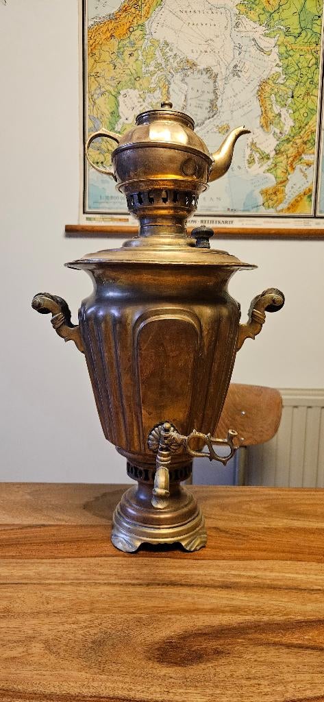 Antieke Russische samovar – Tula – ca. 1890–1910 – compleet, Ophalen