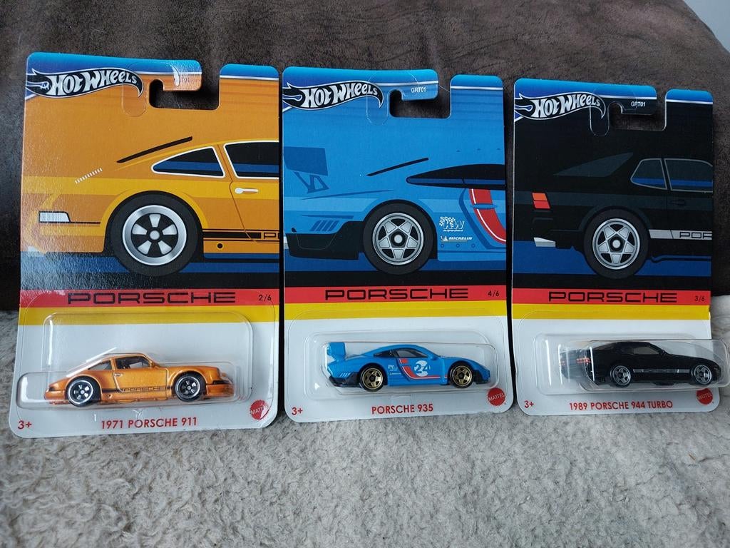 Set hot wheels porsche 911 en andere, Enlèvement ou Envoi