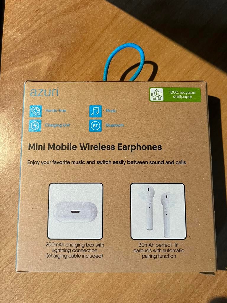 Écouteurs sans fils Azuri, Télécoms, Enlèvement ou Envoi, Neuf, Intra-auriculaires (Earbuds), Bluetooth