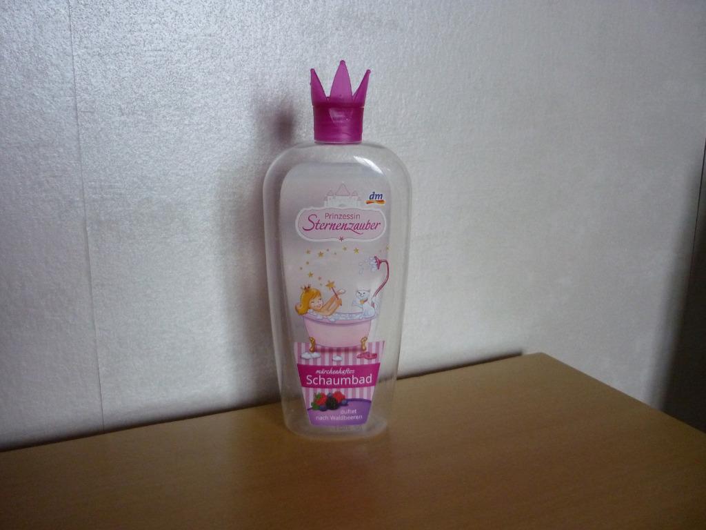 Gratis Lege 500 ml plastieke fles fuchsia princessenkroon, Ophalen of Verzenden