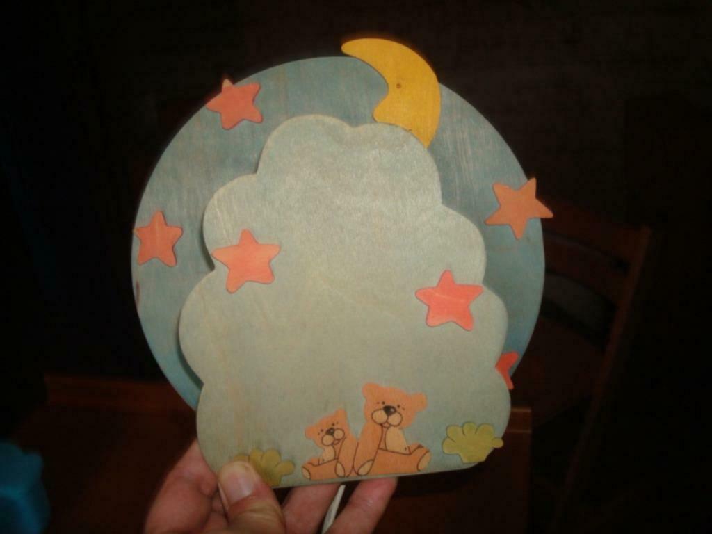 applique murale en bois pour chambre d'enfant, Ophalen, Gebruikt, Lamp
