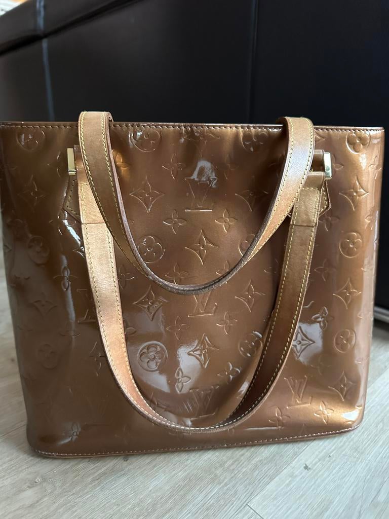 Louis Vuitton handtas, Handtassen en Accessoires, Tassen | Damestassen, Verzenden, Gebruikt, Bruin, Handtas