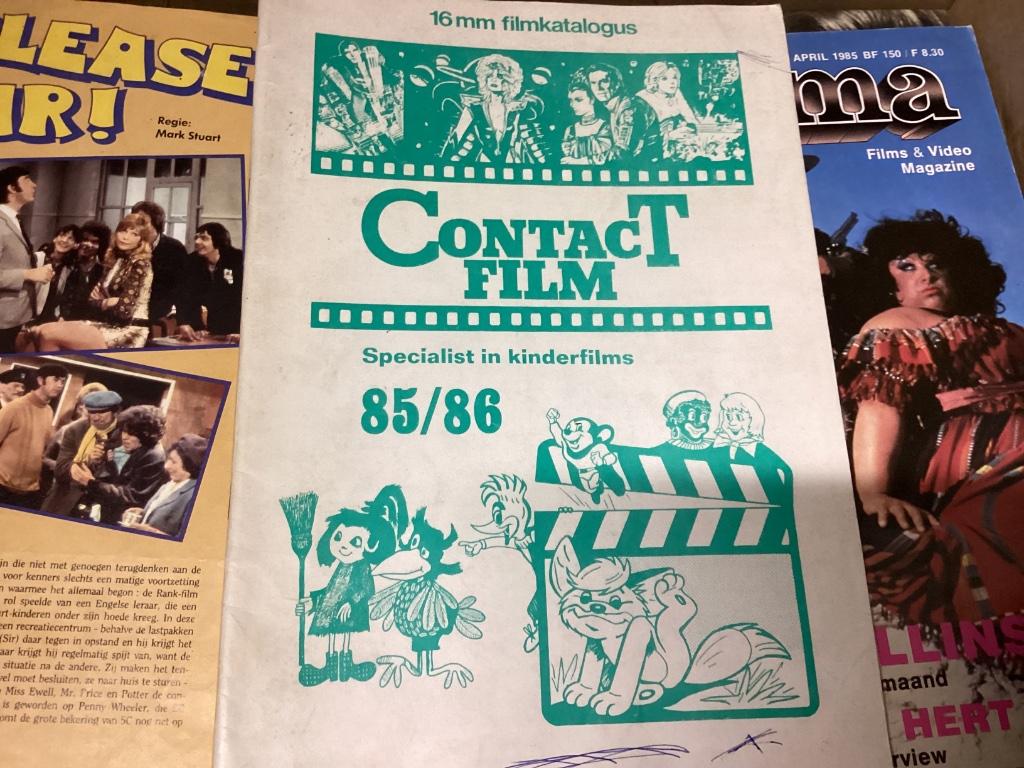 Contact Film - specialist in kinderfilms 1985/1986, Ophalen of Verzenden
