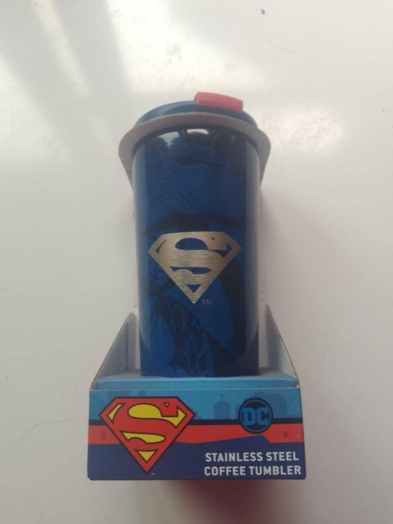 superman 425ml thermos nieuw! stainless steel, Collections, Enlèvement ou Envoi, Neuf, Film, Ustensile