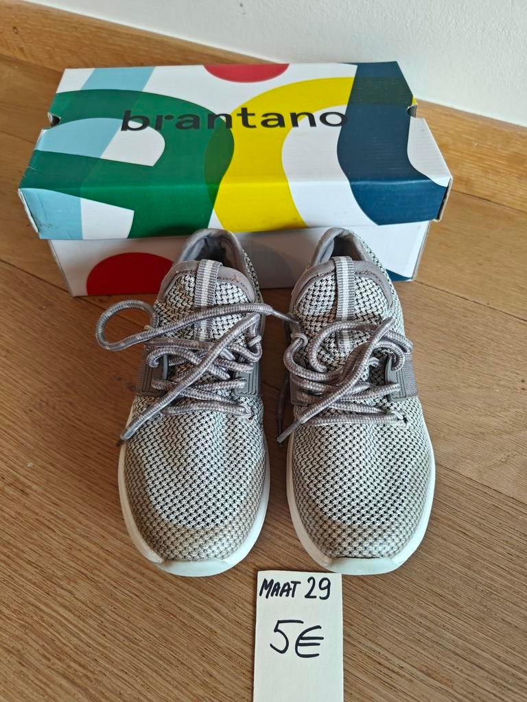 Sportschoenen grijs jongen Brantano - maat 29, Garçon, Enlèvement ou Envoi, Comme neuf, Brantano