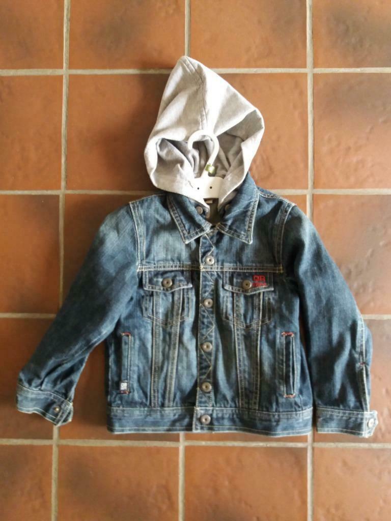 Jeans jasje voor jongens - maat 104 - Quarterback, Ophalen of Verzenden, Zo goed als nieuw, Jongen, Jas