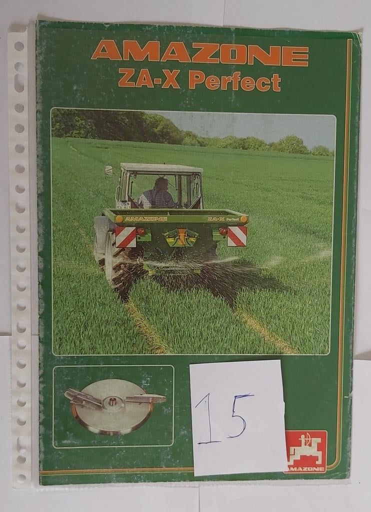Amazone ZA-X perfect meststrooiers landbouw folder, Ophalen of Verzenden, Zo goed als nieuw, Folder