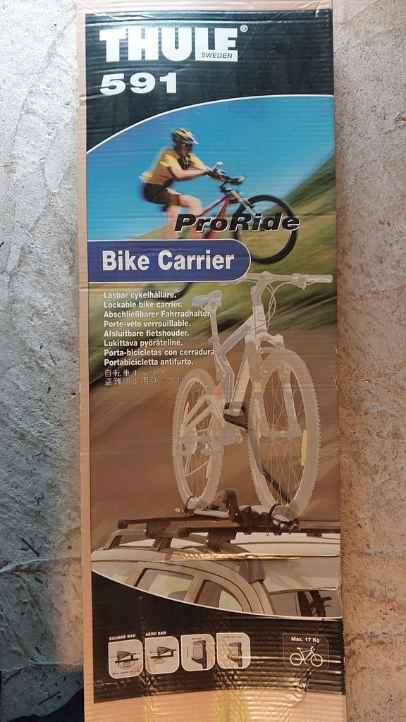 Porte-vélos Thule Pro Ride 591 (1 pièce), Neuf, 2 vélos, Vélo électrique, Enlèvement