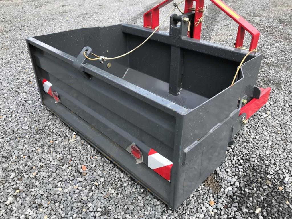 Grondbak - transportbak - 1M - MICROTRACTORS.COM, Ophalen, Serretuinbouw, Transport