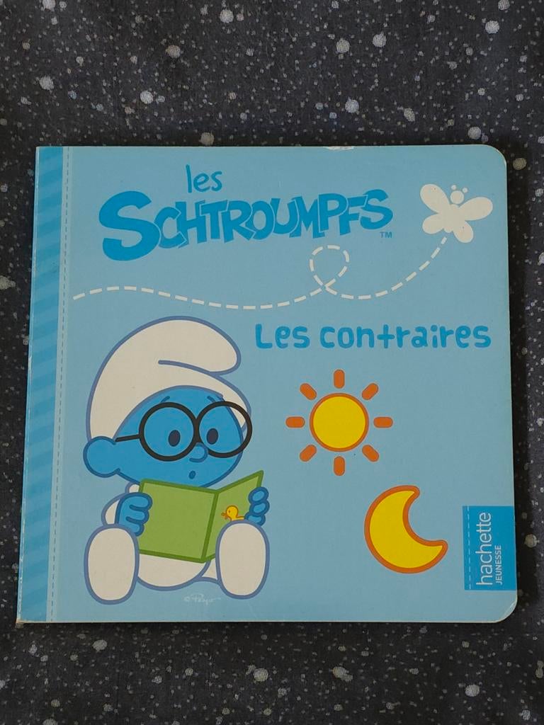 Livre pour enfant premiers âges Les Contraires Schtroumpf, Collections, Schtroumpfs, Envoi, Utilisé, Bébé Schtroumpf, Bande dessinée