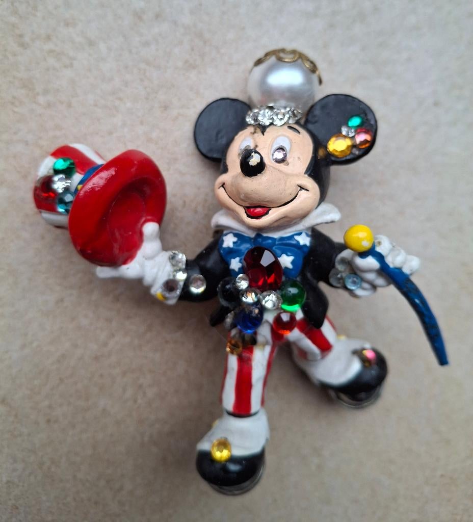 Broche Mickey Mouse - Bully jaren '80, Verzamelen, Ophalen of Verzenden, Mickey Mouse