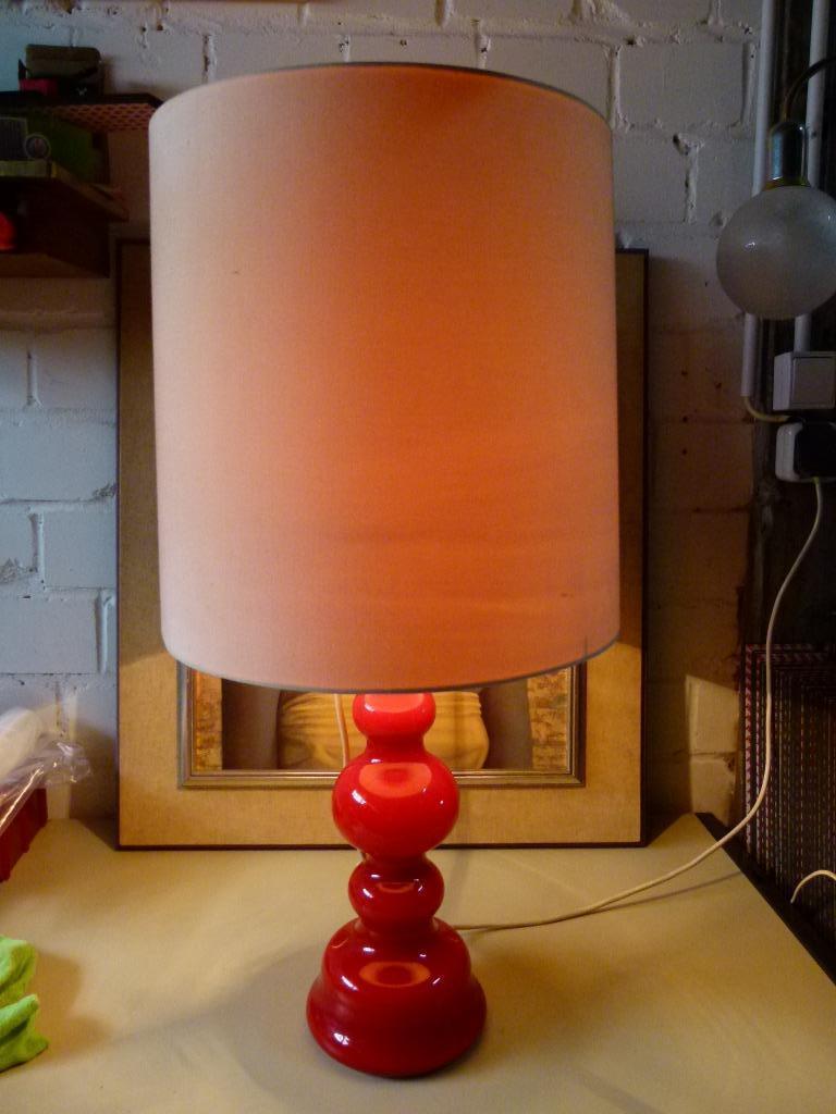 vintage Holmegaard bubble tafellamp glas mid-century, Ophalen, Huis en Inrichting
