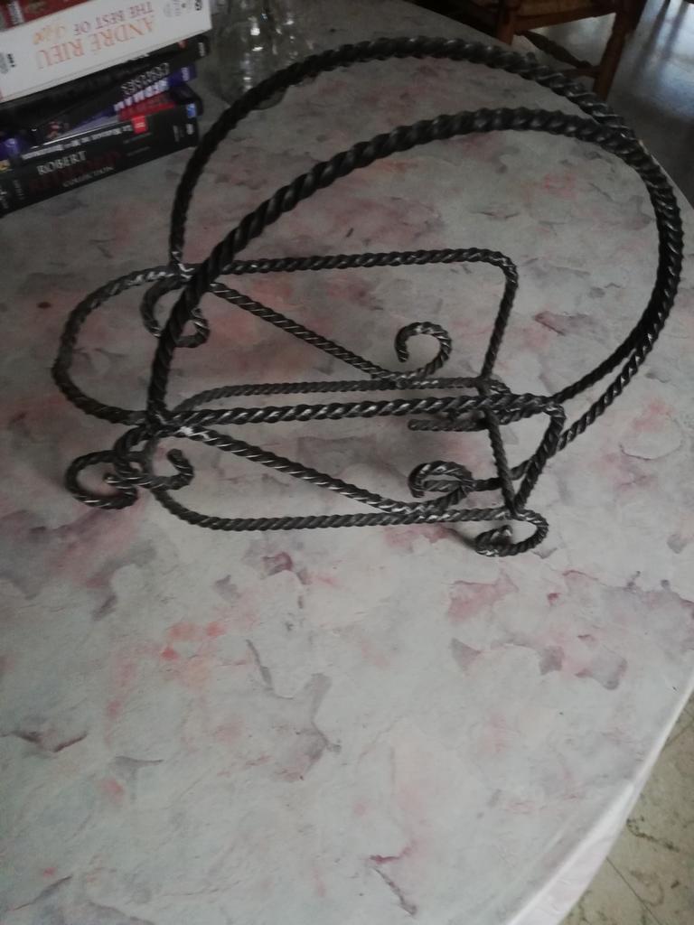 Porte bouteille en fer forgé, Collections, Enlèvement ou Envoi