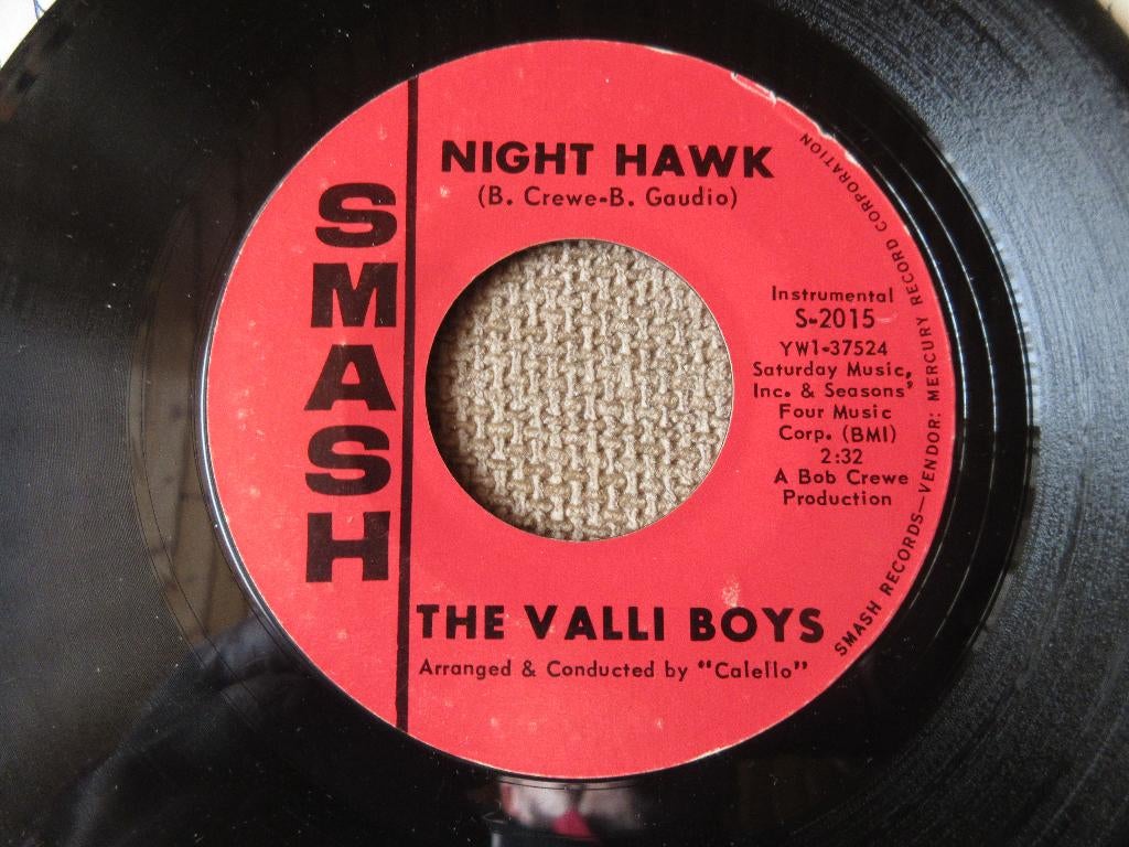 The Valli Boys ‎–Hurt Yourself / Night Hawk, Single, Utilisé, 7 pouces, R&B et Soul