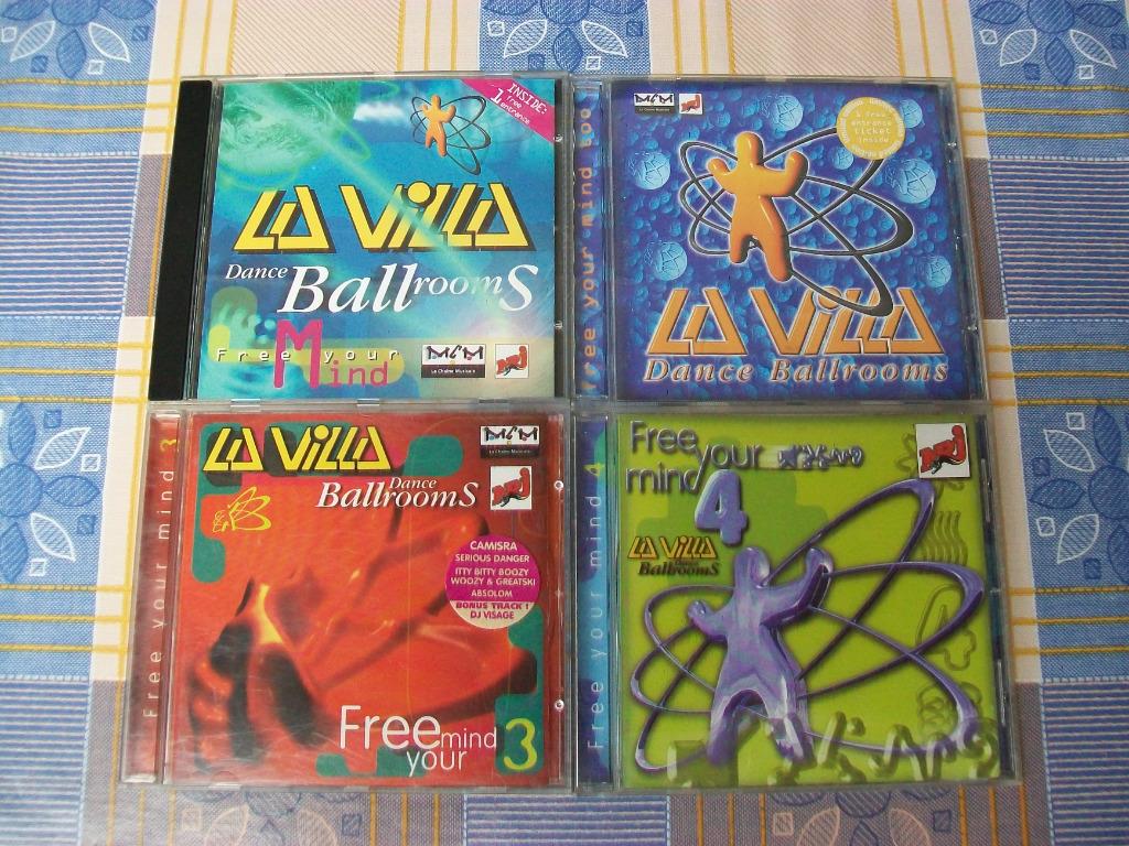 La Villa Dance Ballrooms - Free Your Mind 1-2-3-4 - Retro, CD & DVD, Enlèvement ou Envoi, Utilisé, Techno ou Trance