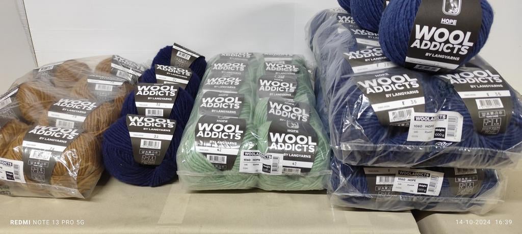Breigaren: Wool Addicts bij Langyarns. HOPE. NIEUW., Enlèvement, Neuf