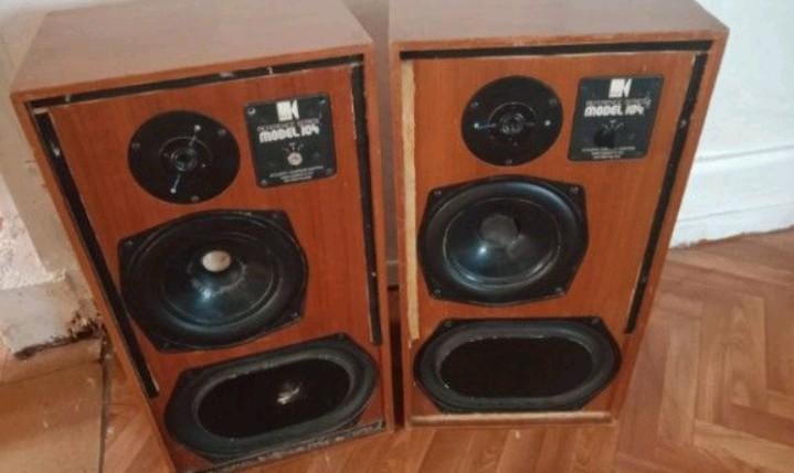 Enceintes vintage Kef model 104, TV, Hi-fi & Vidéo, Enlèvement