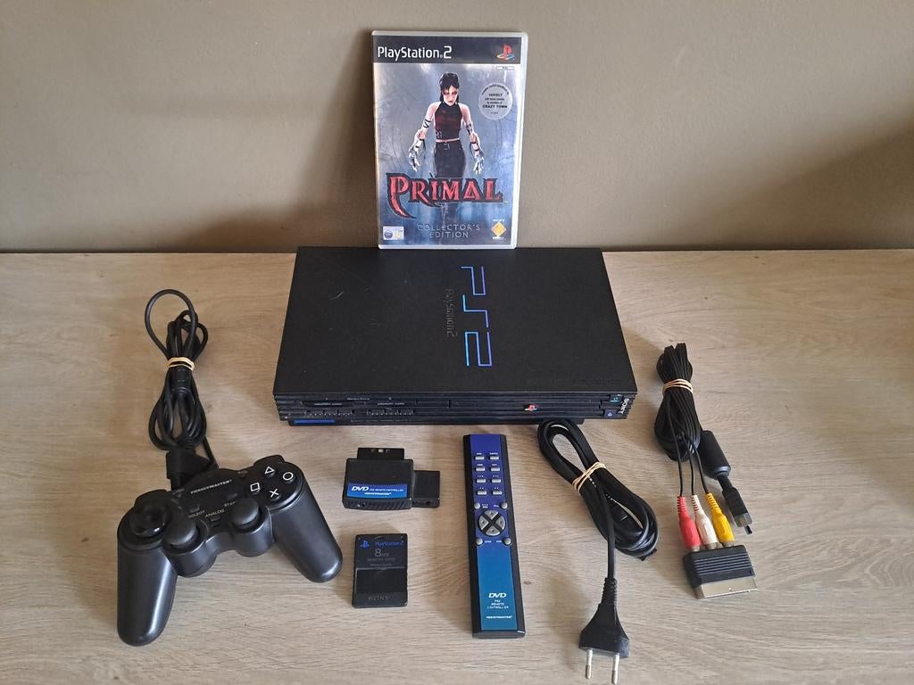 Sony Playstation 2 Phat 2000 Thrustmaster Controller Primal, Enlèvement