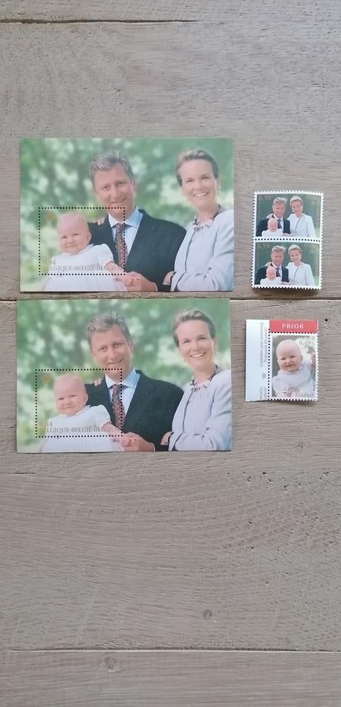 Postzegels van prinses Elisabeth, Postzegels en Munten, Ophalen