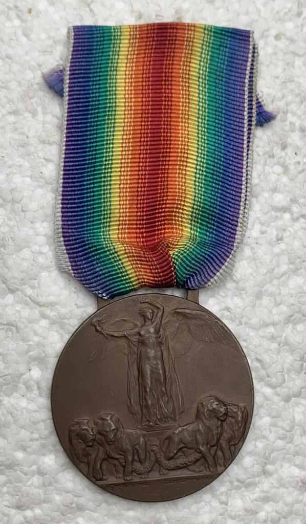 Medaille, Italie WOI Victory medaille 14-18, (Ing 1920), Zg, Verzamelen, Ophalen of Verzenden, Landmacht, Lintje, Medaille of Wings