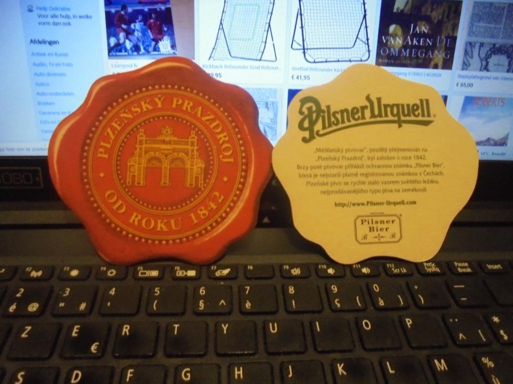 Pilsner Urquell, Verzamelen, Ophalen of Verzenden, Zo goed als nieuw, Viltje(s)