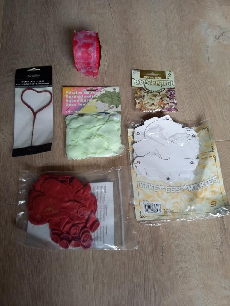 Bruiloft decoratie, Hobby en Vrije tijd, Ophalen, Zo goed als nieuw, Versiering