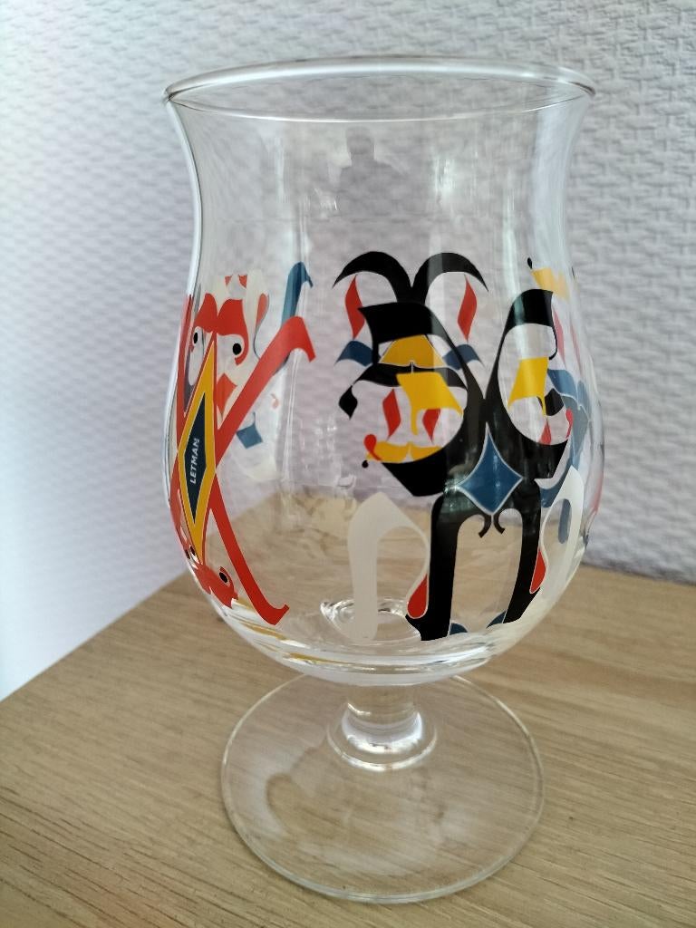 Duvelglas Letman, Verzamelen, Ophalen of Verzenden, Zo goed als nieuw, Glas of Glazen, Duvel