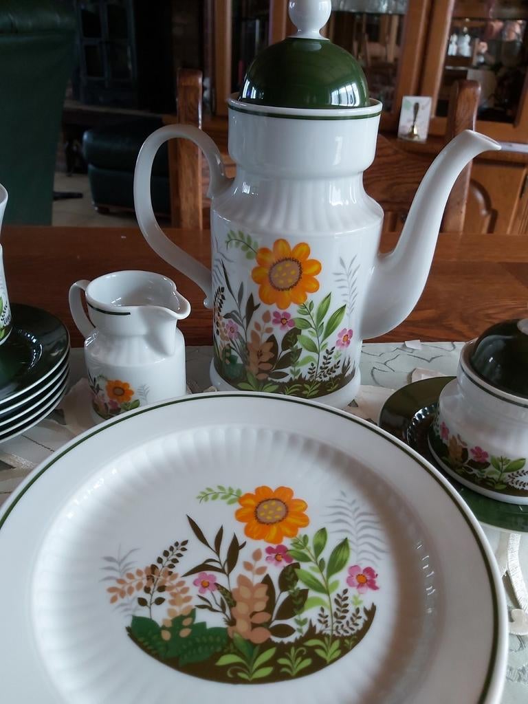 Service à café,  porcelaine Bavaria, Enlèvement
